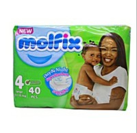 Molfix Day & Night Diapers Size 4 9-15kg 40pcs